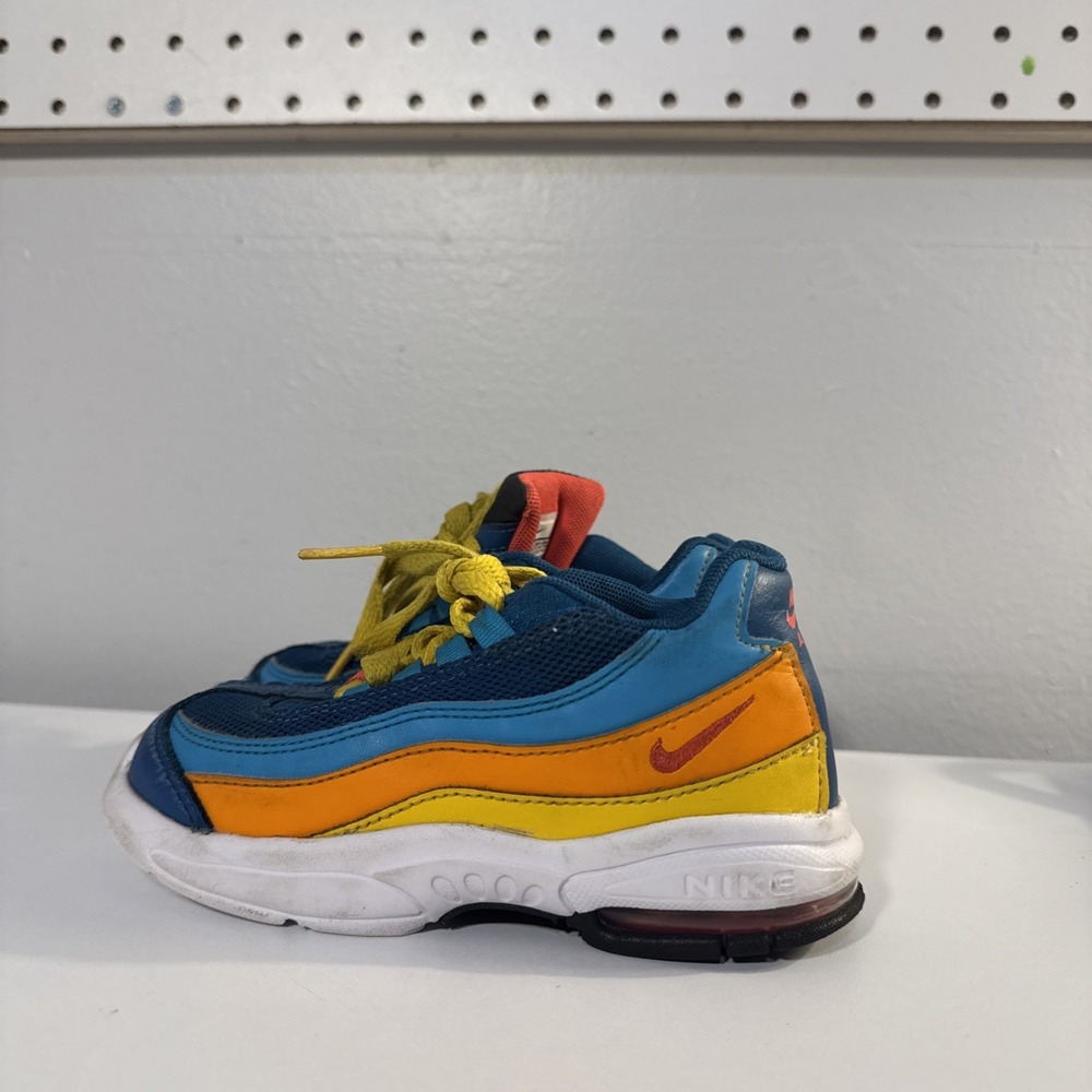 Nike Kids' Blue and Orange Sneakers